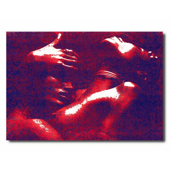 EMOTION - Frauenakt - Leinwand auf Keilrahmen - Wandbild modern - Kunstdruck limitiert - 80 x 50 cm