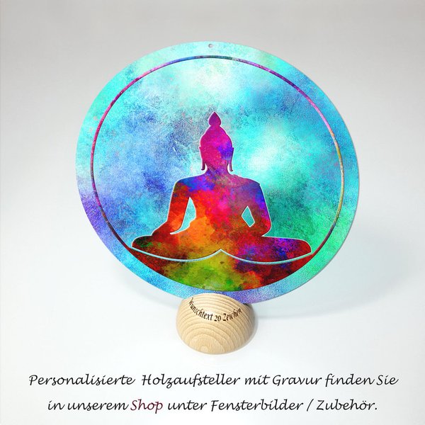 Sonnenfänger BUDDHA Nr 20.4  Symbol der Lehre Erleuchtung Ruhe Entspannung Meditation Buddhismu