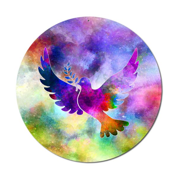 Sonnenfänger " Friedenstaube " · Symbol für Frieden · Fensterbild Nr. 22. Friedenssymbol · Geschenk